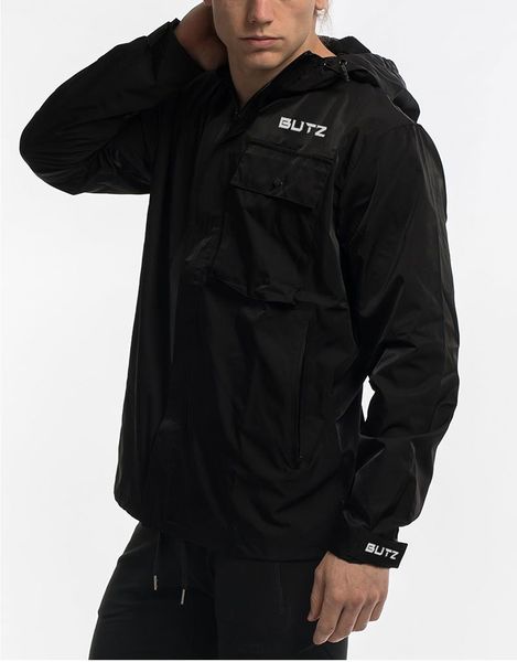 

new men's muscle doctor fitness men's thin jacket outdoor hiking waterproof jacket outdoor running windbreaker, Tan;black