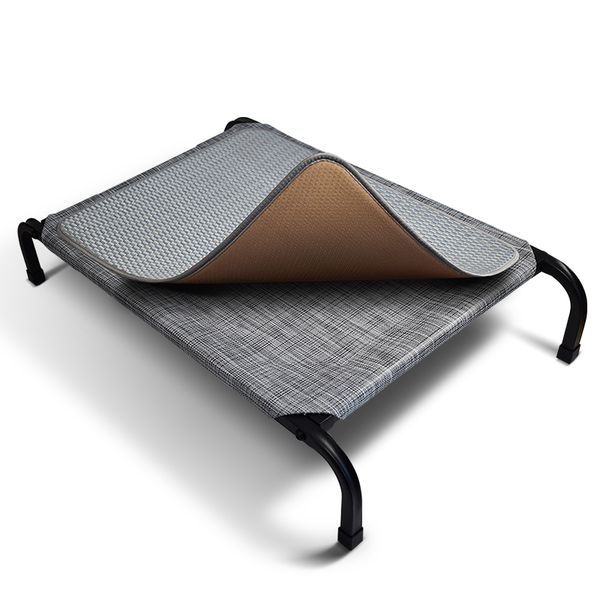 

dog iron bed iron dog bed line pet teddy golden hair summer kennel breathable cool