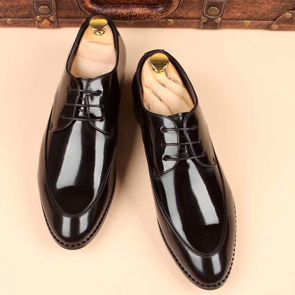 

28-68 men social shoe summer leather elegant designer social dress dress shoes men #msw8118126, Black