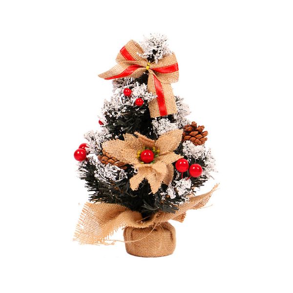 

35cm mini christmas tree flower table decor festival party ornament xmas gift