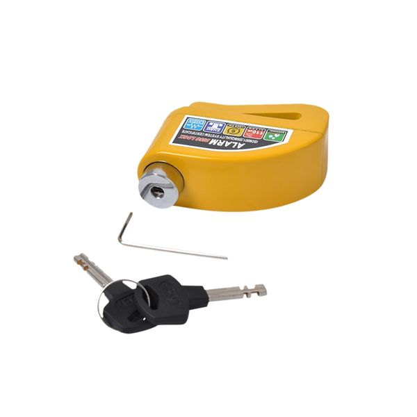 

motorcycle scooter anti-theft brake disc lock wheel alarm security loud