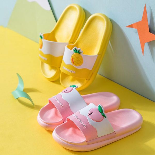 

2020 children' shoes baby girls boys slippers summer cartoon indoor anti-skid kids slippers beach shoes #c, Black;grey