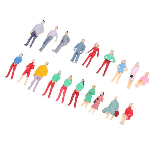 

1/75 ho passenger figure people model layout for train railway scenery build