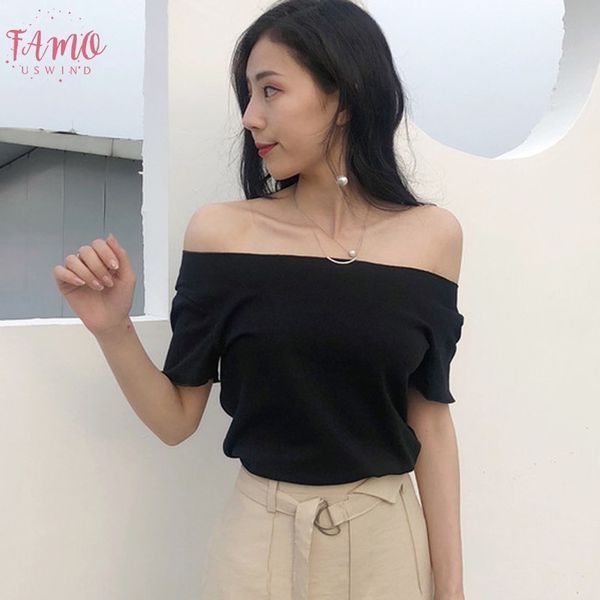 

женская мода тонкий t shirt sexy back кружева лук tshirt женщины разрез шеи с коротким рукавом женский футболка женщины топы befree, White