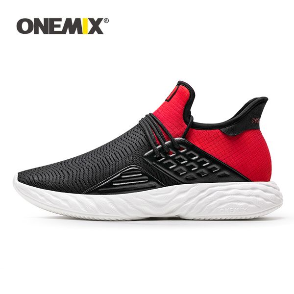 

onemix popular style men running shoes lace up athletic shoes outdoor walking jogging sneakers comfortable fast ing