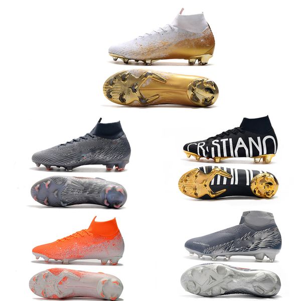 

men mercurial vapors fury vii xii elite fg 12 superfly vi 6 360 cr7 njr low ronaldo neymar excellent quality soccer football shoes size