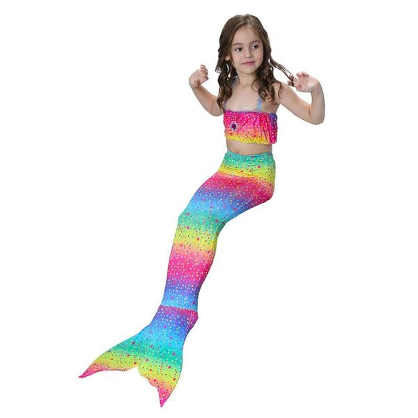 

kids rhinestone girls glitter bikini set split swimsuit beach swimwear, White