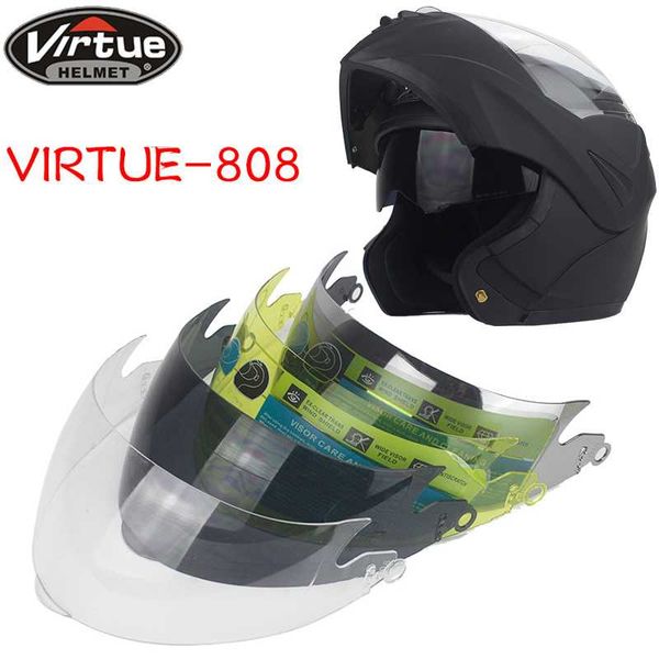 

special links for lensflip up motorcycle helmet shield for virtue-808 full face motorcycle helmet visor 4 colors