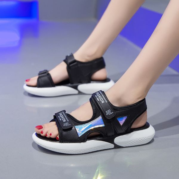 

summer shoes woman beach female platform sandals women's shoes student sports sandals beach sandalia mujer for women, Black