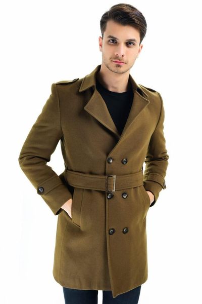 

dewberry male camel coat-1030001p8372, Black;brown