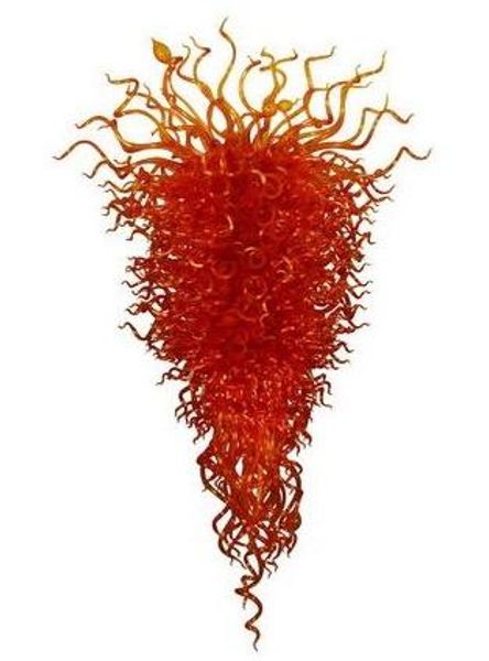 

l lobby glass art decorative led light chandelier big size style modern hand blown glass large chandelier light