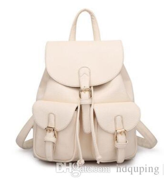 

new arrival - preppy style students backpack casual women bags, pu leather boys / girls sport outdoor packs 5 colors fashion shoulder bags