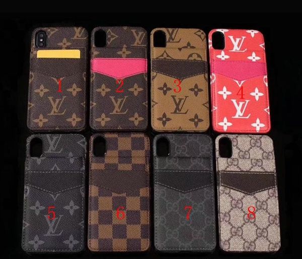 

Up and down flip cover with card slot phone case cover for iphone Xs max X XR 7 7plus 8 8plus 6 6plus 6S brand design soft edge