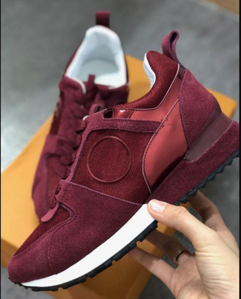 

2020 popular luxury shoes designer sneakers fashion women men trainers walking summer breathable run away sport shoes, Black