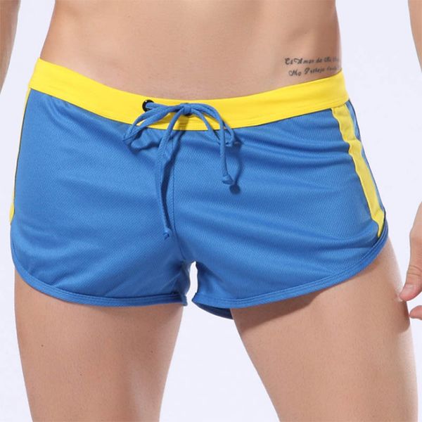 

breathable shorts for men yoga shorts soft comfortable men's quick-drying yoga fitness gym men, White;red