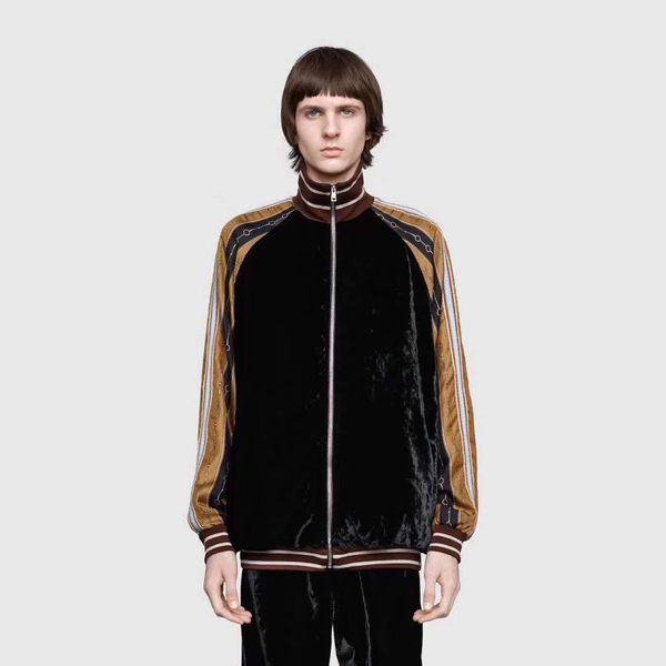 

2019 mens tracksuits autumn brand mens tracksuits jogger suits jacket+ pants sets sporting suit letter medusa set men cotton, Gray