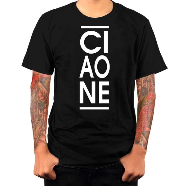 

t-shirt ciaone - maglietta divertente - scherzo funny ciao idea regalo, White;black