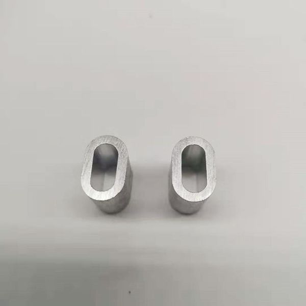 

100pcs pack 4.0mm single aluminum sleeves for rigging trace leader crimps