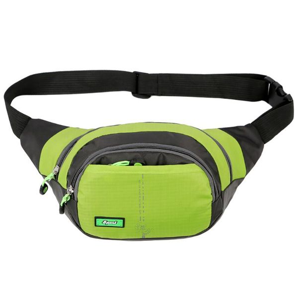 

sports waist pack waterproof outdoor hiking belt bags running travel bum bags men money pouch phone wallet purse *10