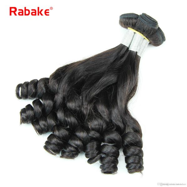 Aunty Funmi Boucy Curls Peruvian Remy Human Hair Weave Bundles