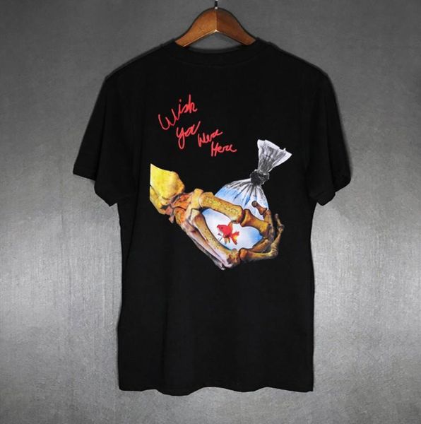 

mens designer t shirts high street travis scott astroworld hiphop printing sleeve t-shirt casual clothes s-xl, White;black