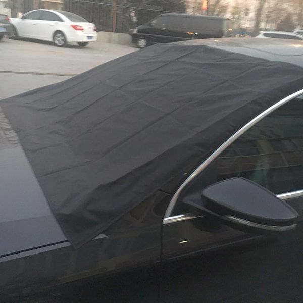 

car magnet windshield cover snow cover sunshade ice snow frost protector windshield silver black