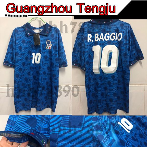 

90 r. baggio pirlo inzaghi men 1990 1993 2006 italy retro home away jersey totti del piero baggio baresi ancelotti r. baggio 10 maldini, Black;yellow