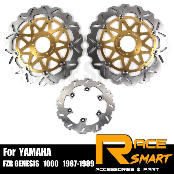 

for yamaha fzr genesis 1000 1987 - 1989 motorcycle cnc front rear brake rotor floating motorcycles brake rotors 1988 87 88 89
