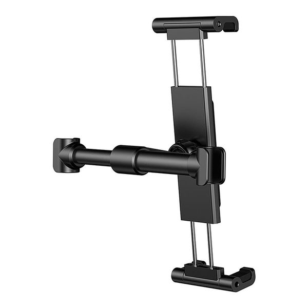 

baseus suhz-01 360 degree rotation headrest bracket adjustable car backseat holder for cellphones/tablets - black