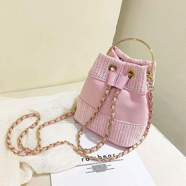

курьерские сумки плечо crossbody сумки для женщин мода ретро тканая сумка сплошной цвет тканая сумка пляж