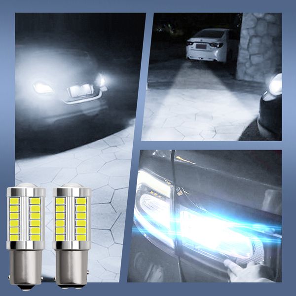 

2pcs 1157 5730 33smd car led brake light driving light replacement bulbs for automobile j99