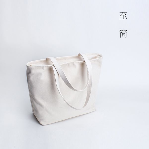 

cotton canvas shoulder bag tote bag travel tote