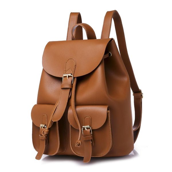 

pu leather designer backpacks women schoolbag teenage girl casual large travel bag bagpack mochila feminina bookbag