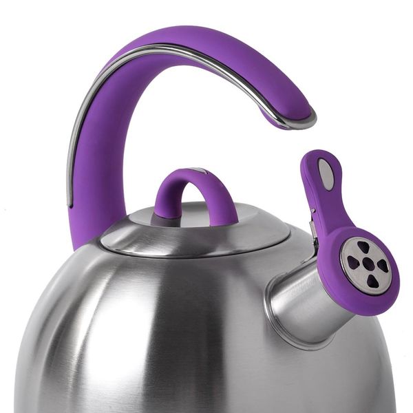 

2.6l tea kettle whistle coffee maker stainless steel induction kettle