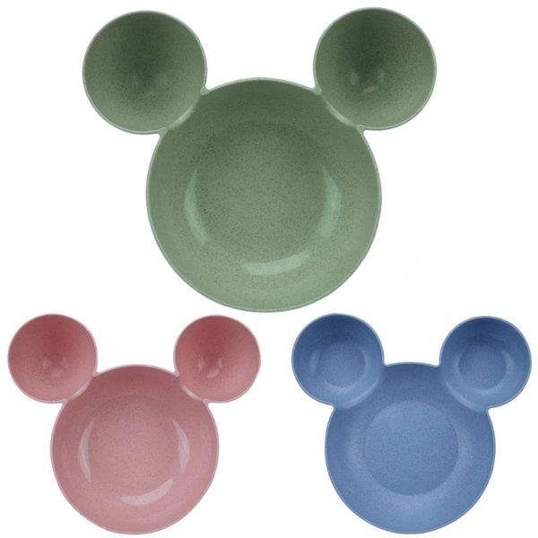 

Cartoon Mouse Lunch Box Kid Infant Baby Rice Feeding Bowl Tableware