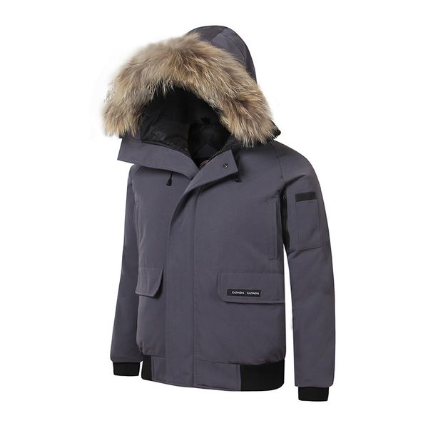 

canada new style relaxed mens designer jacket pbi chilliwack bomber fusion fit men winter coats large size lavender down parkas, Black