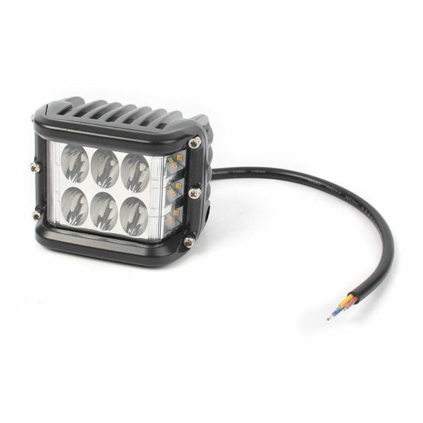 

suv car 12-led work fog light driving strobe square lamp 9000lm 9-30v durable