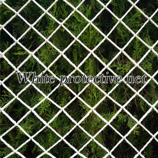 

white nylon protective net grid stair balcony safety protection fence pet safe deck anti falling net