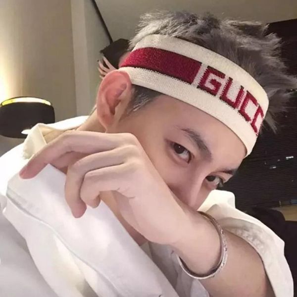 

Luxury Women's Scarf Echarpes Foulards Cachecol Designer Elastic Headband Hair Bands Sports Sweatband for Men Women Fashion Gifts