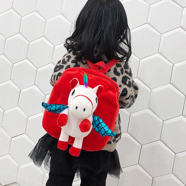 

child plush backpack kids school bags girls boys backpacks 3d cartoon children backpacks cute plush mini schoolbag
