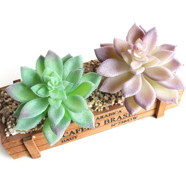 

1pc artificial flower succulent lifelike plant garden diy bonsai deskfake succulents plants party home festival decoration