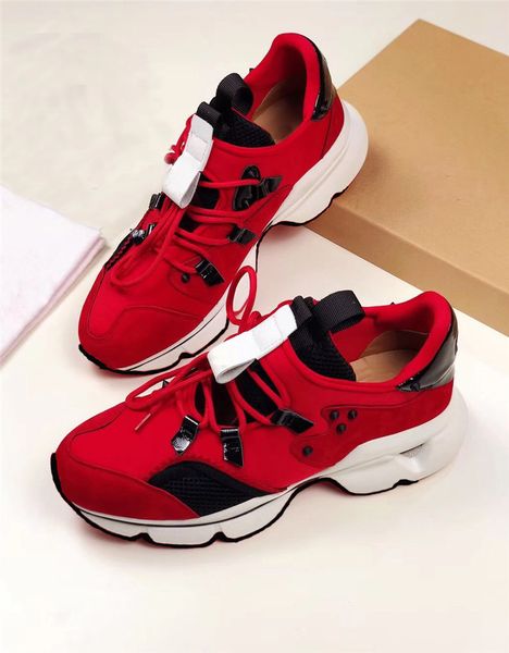 

mens womens casual shoes red bottom sole sneakers party wedding shoes leather high studded spikes rhinestone shoes sneaker, Black