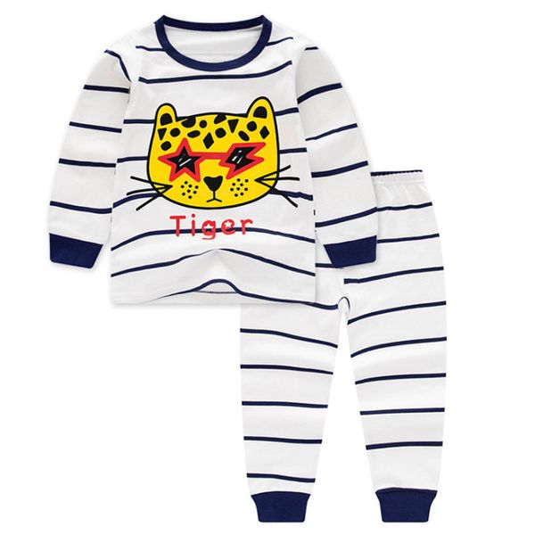 

autumn spring kids pajamas sets baby children's long sleeve t-shirt+pants girl clothes boys pyjamas girls pijamas baby sleepwear, Blue;red