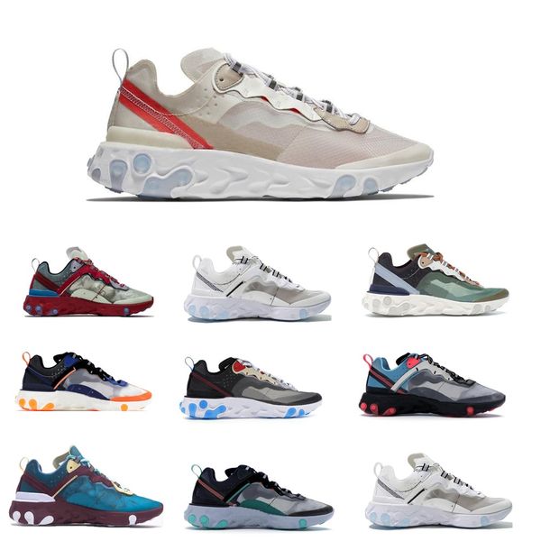 

2019 react element 87 55 running shoes for men women anthracite light bone triple black white red orbit fashion mens trainers sports sneaker