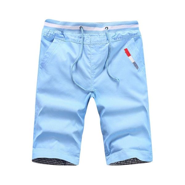 

шорты мужские летние повседневные стрейч эластичный пояс пять шорт, мода дикий хлопок свободные повседневные пляжные шорты, White;black