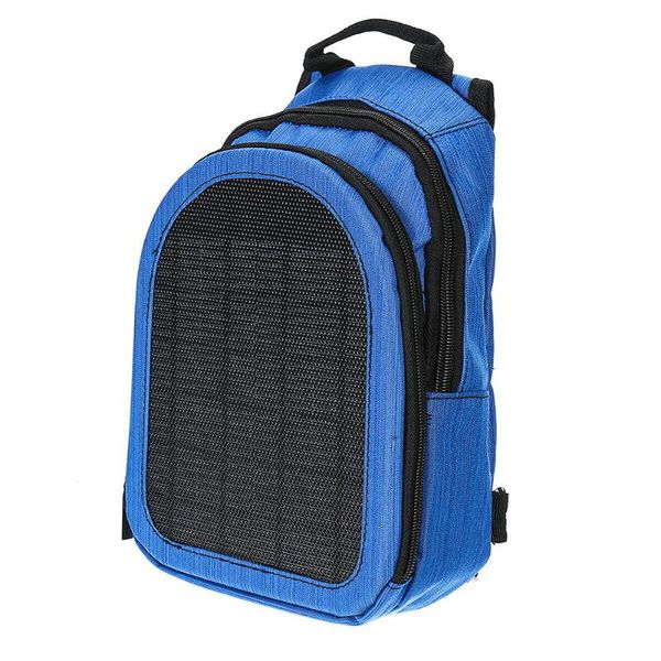 

5v men women running oxford cloth lapbag solar usb charging zipper travel outdoor waterproof camping handheld hiking cycling