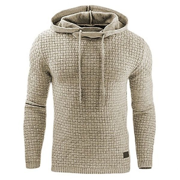 

hoodie male 2019 brand men's long-sleeved solid color hooded sweatshirt men's hooded shirt sportswear jacket casual sportswear, Black