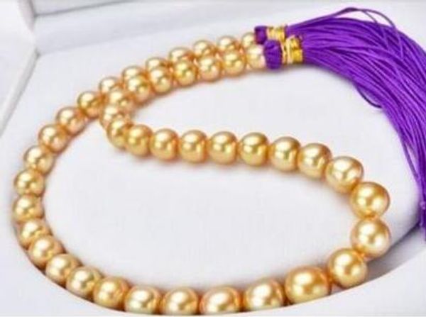 

envÃ­o gratis >>>> noble joyas preciosas 12-15mm mar del sur ronda collar de oro, Silver