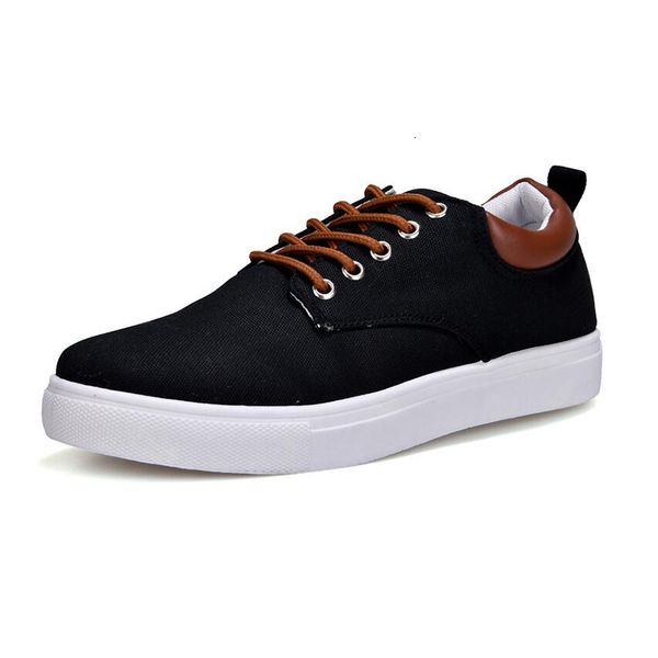 

men fashion canvas sneakers black white blue grey red khaki mens casual shoes out jogging walking item 4