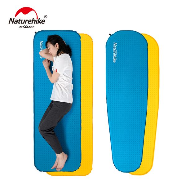

naturehike self-inflating camping mat outdoor hiking camping mattress sponge sleeping pad nh19q034-d